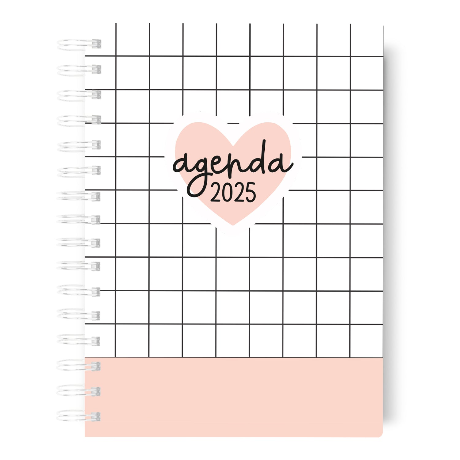 Agenda Pink Hearts 2025 Diaria